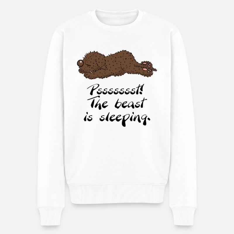 sleeppino1 2 - Pull Premium bio Homme - blanc