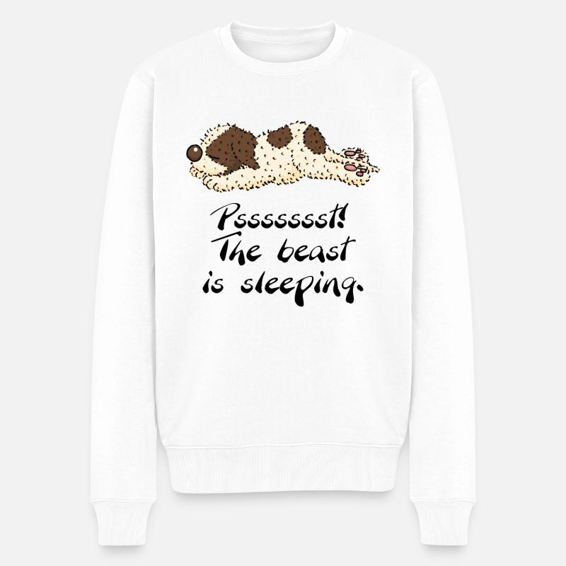 sleeppino1 1 - Pull Premium bio Homme - blanc