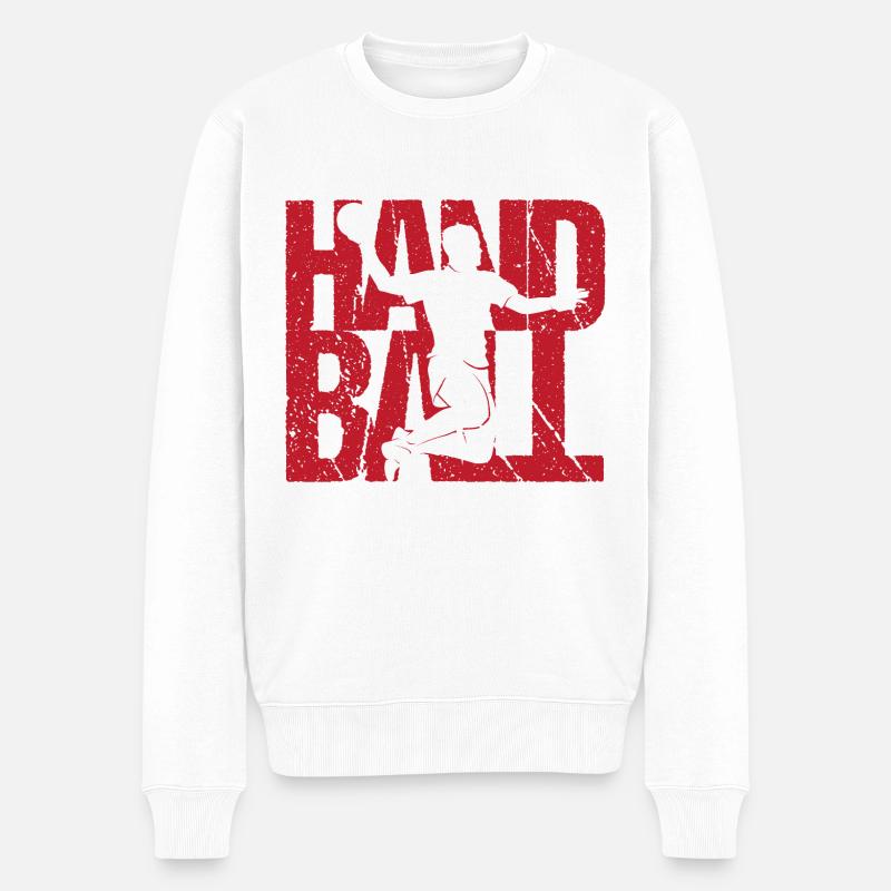 Handball - Pull Premium bio Homme - blanc