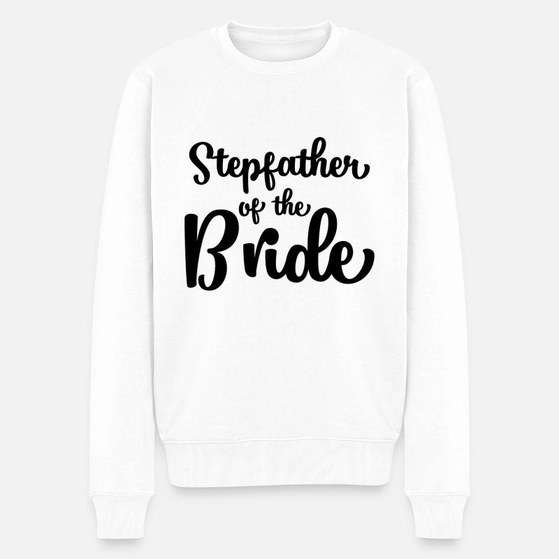 Beau-père de la mariée Beau-père de la mariée - Pull Premium bio Homme - blanc