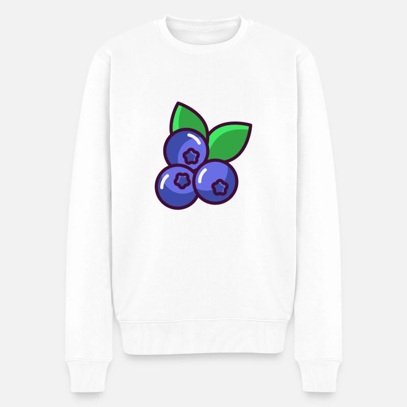 Myrtille - Pull Premium bio Homme - blanc