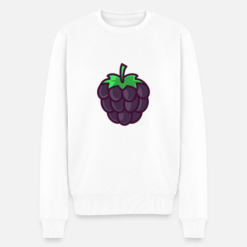 Blackberry - Pull Premium bio Homme - blanc