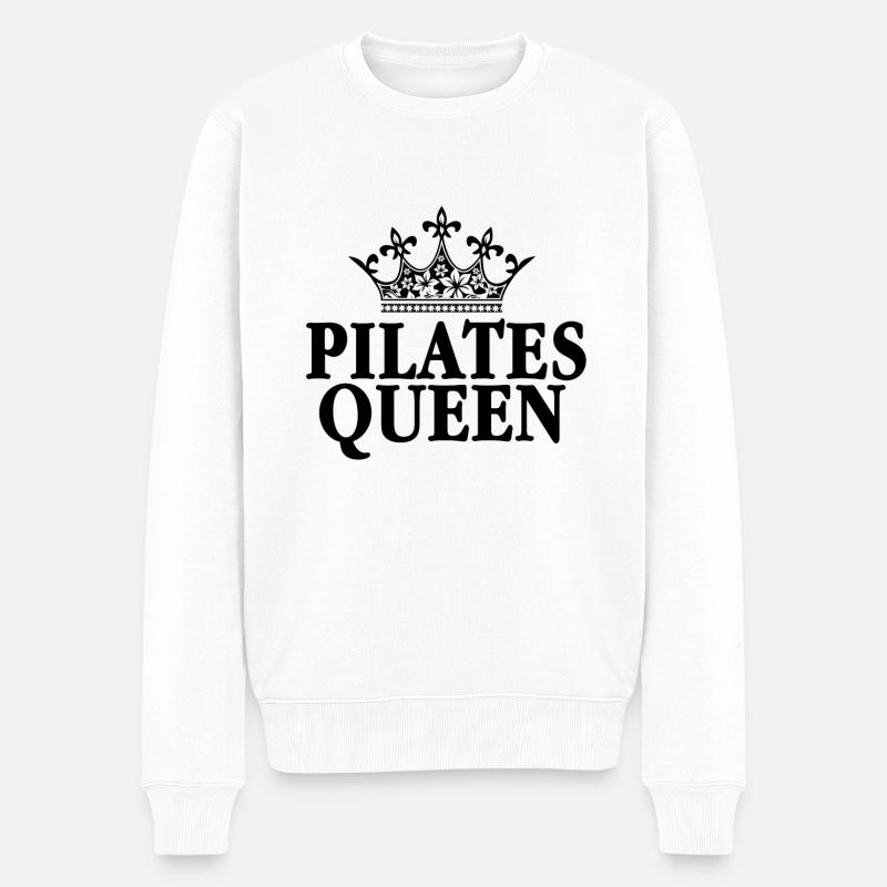 Pilates - Pull Premium bio Homme - blanc