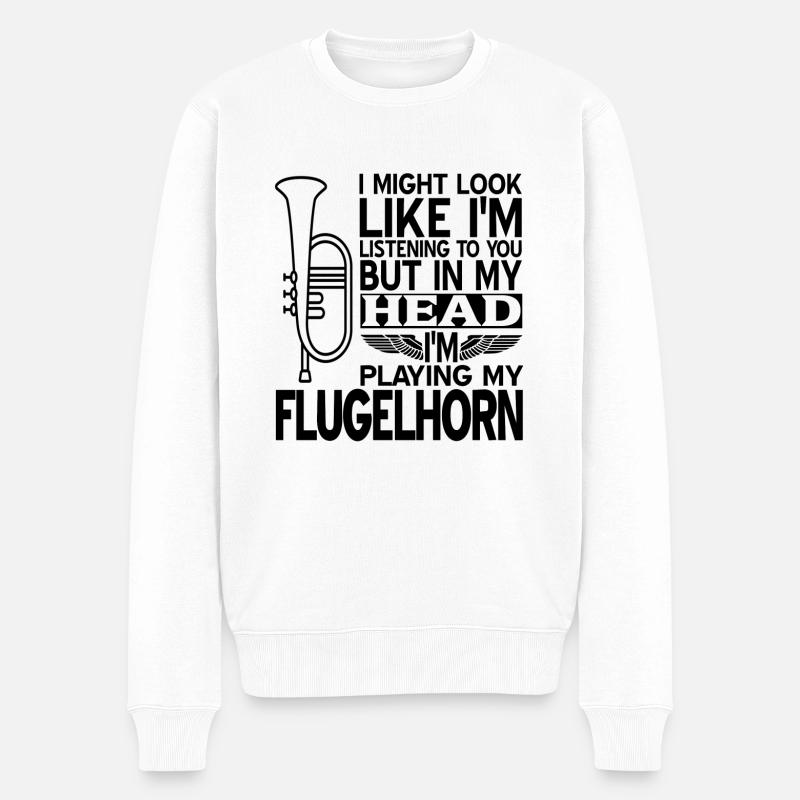 Bugle - Pull Premium bio Homme - blanc