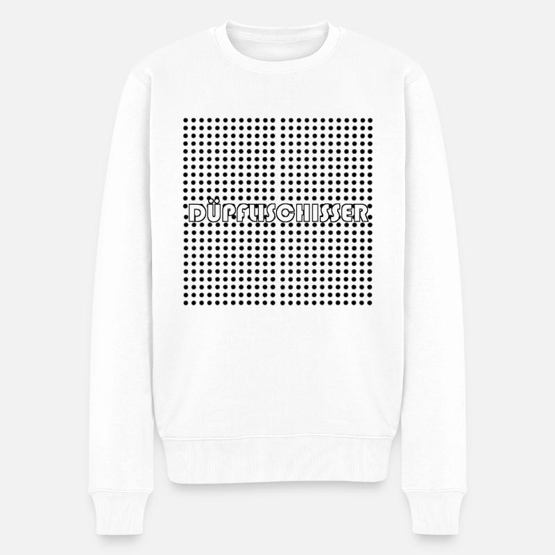 Düpflischisser - Männer Premium Bio Pullover - Weiß