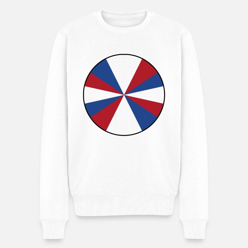 Geuzen Flagge NL Niederlande - Männer Premium Bio Pullover - Weiß