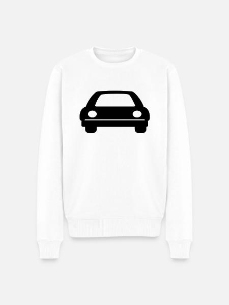automobile - Men's Premium Organic Jumper - white