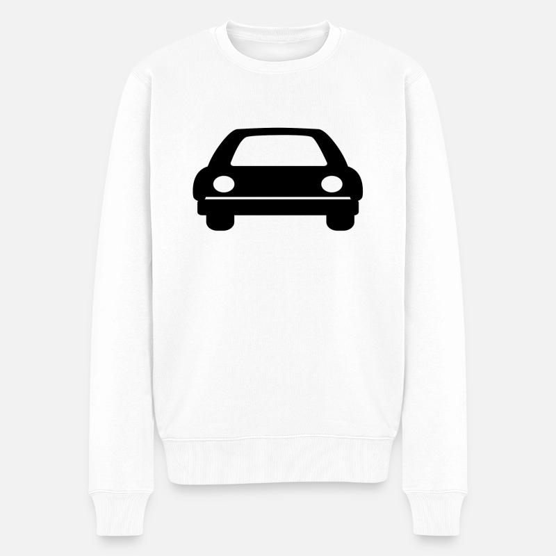 voiture - Pull Premium bio Homme - blanc
