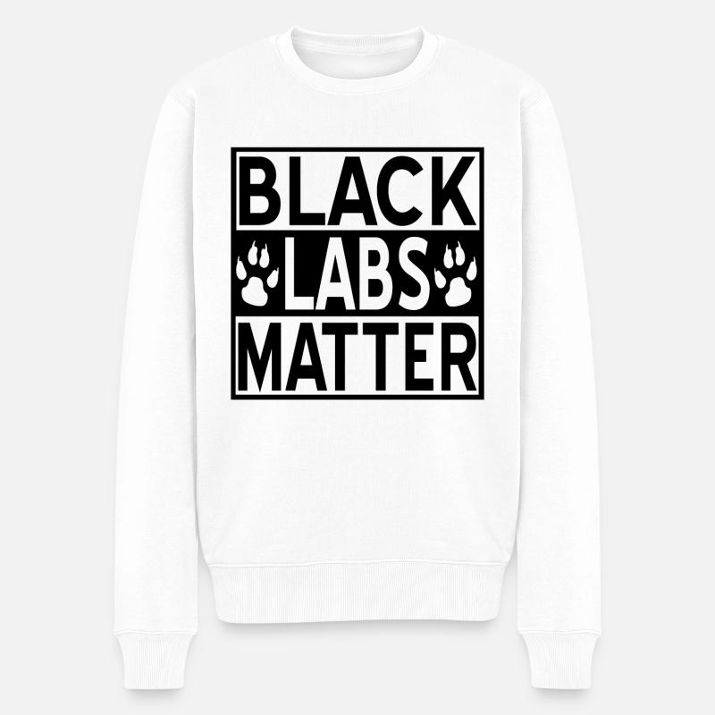 Labrador - Pull Premium bio Homme - blanc