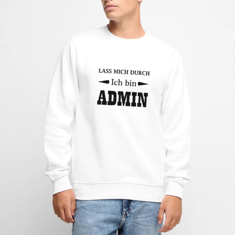Lass mich durch ich bin admin Geschenk Code Männer Premium Bio Pullover