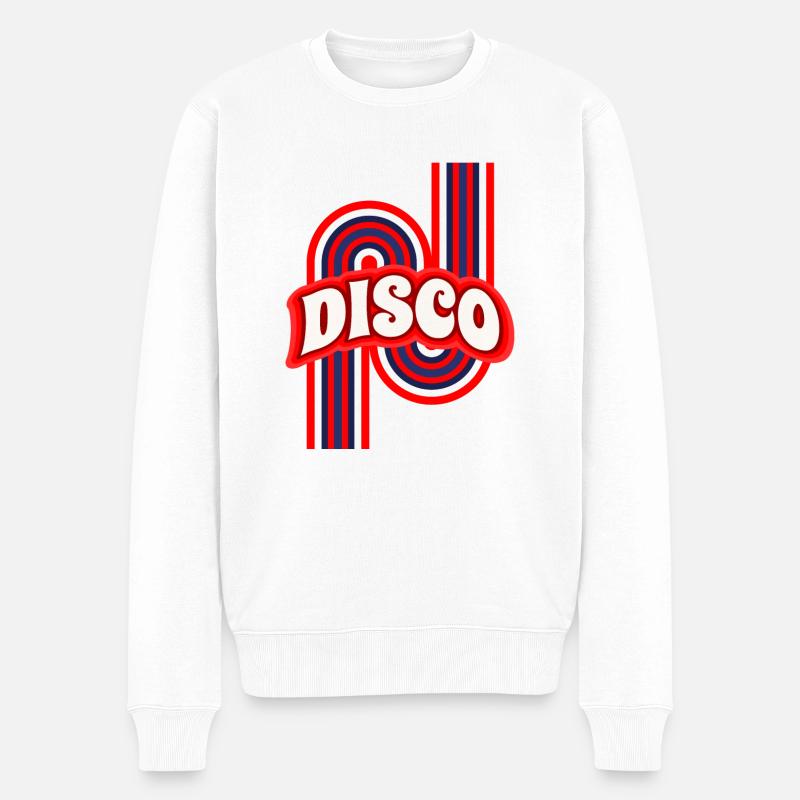 Disco - Pull Premium bio Homme - blanc