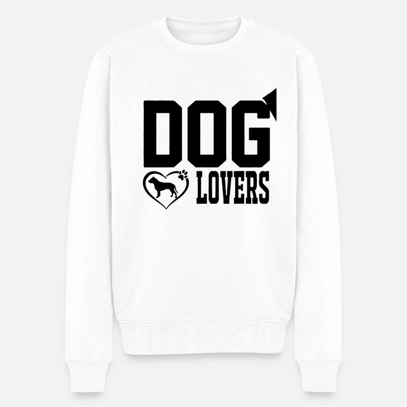les amateurs de chiens - Pull Premium bio Homme - blanc