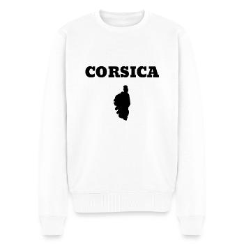 corsica corsica christmas gift t-shirt - Men's Premium Organic Jumper - white - Front - Thijin (182cm)