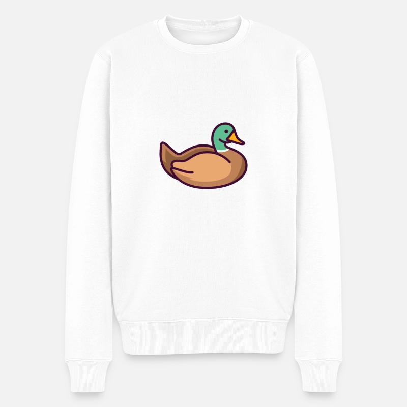 canard - Pull Premium bio Homme - blanc