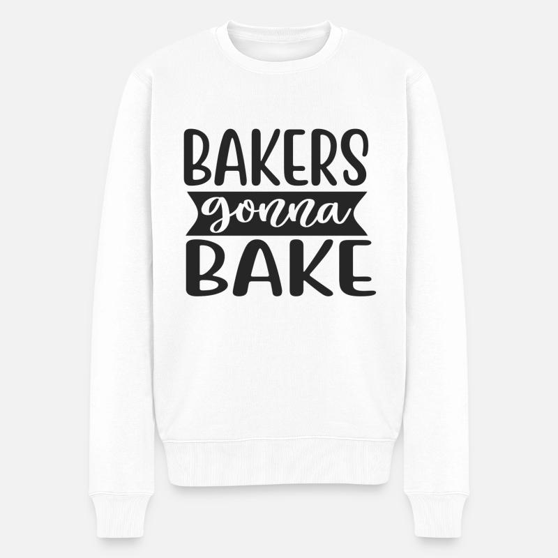 Bakers gonna bake - Pull Premium bio Homme - blanc