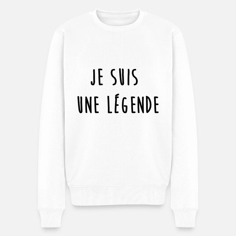 Je suis une légende - Pull Premium bio Homme - blanc