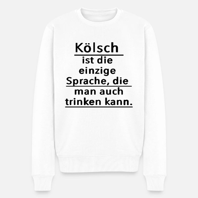 Dictons de Cologne - Pull Premium bio Homme - blanc