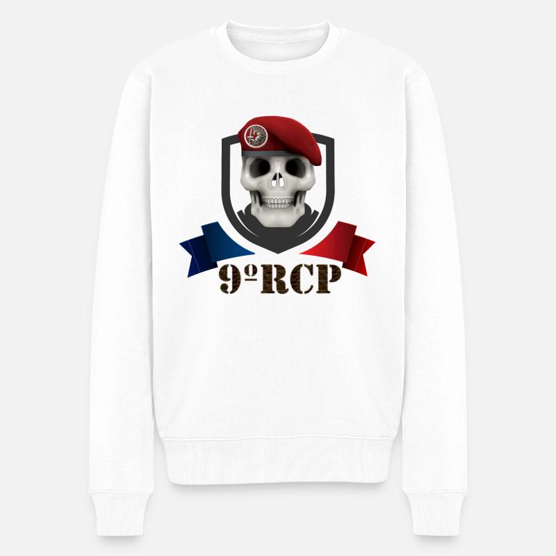 9ºRCP - Männer Premium Bio Pullover - Weiß