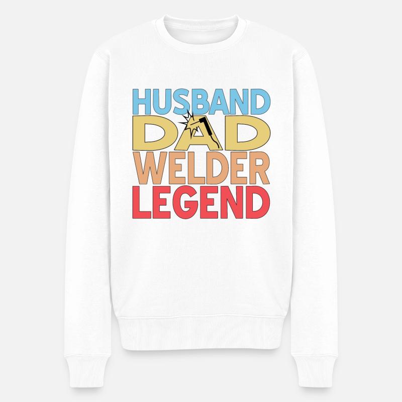 Soudeurs - Pull Premium bio Homme - blanc