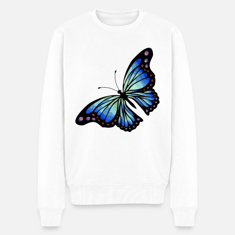papillon - Pull Premium bio Homme - blanc