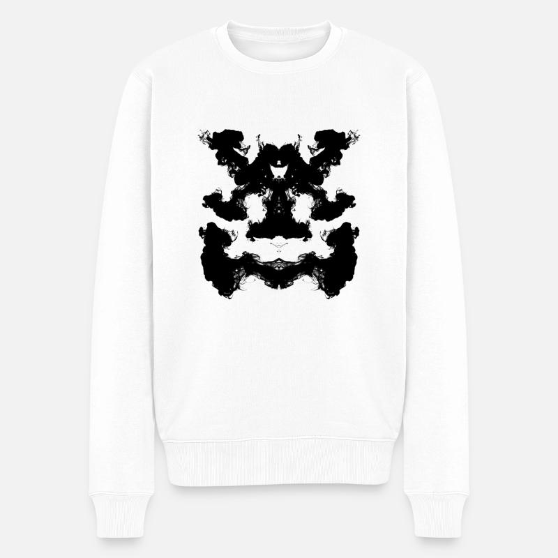 Rorschach #1 Kissing Angels - Pull Premium bio Homme - blanc