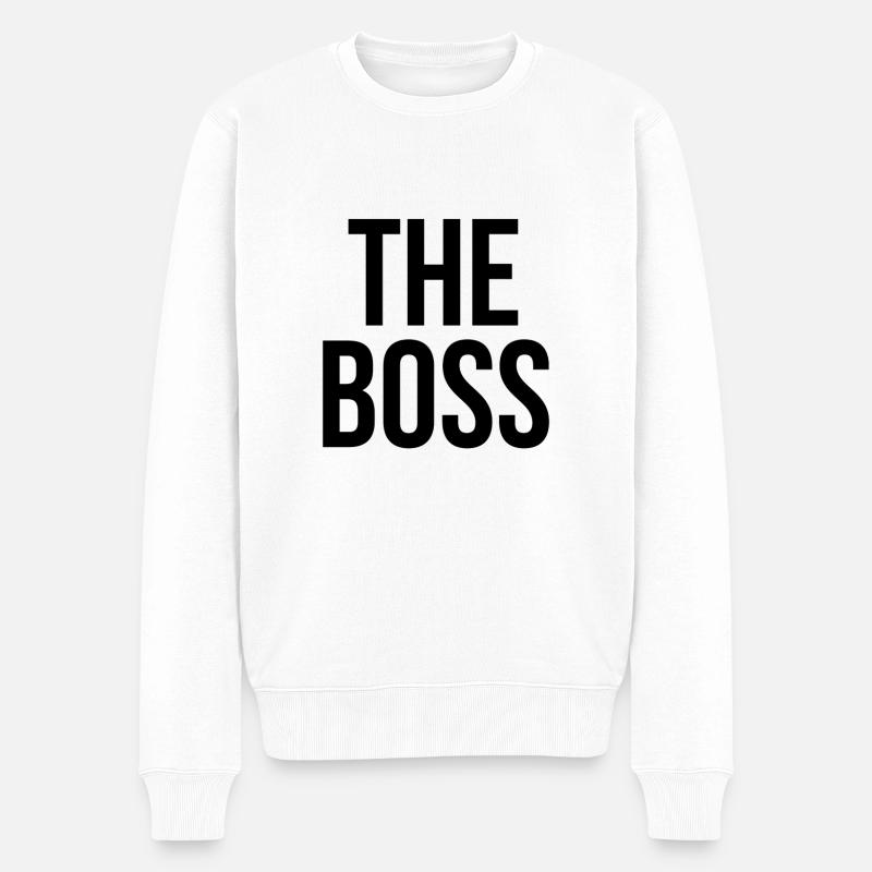The boss - Pull Premium bio Homme - blanc