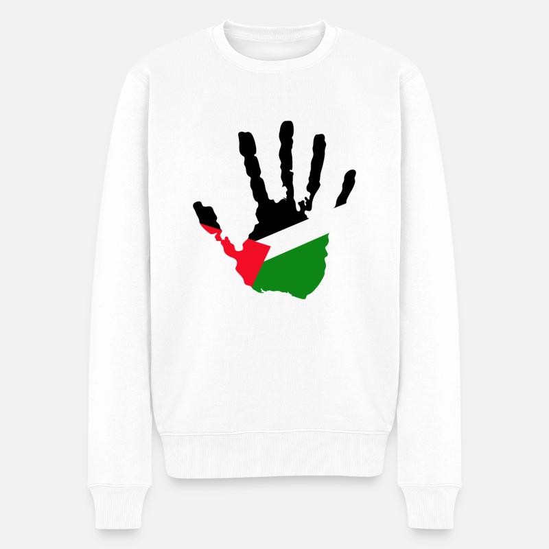 Palestine - Pull Premium bio Homme - blanc