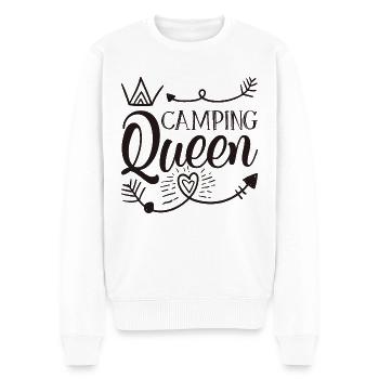 Camping Queen - Pull Premium bio Homme - blanc - Devant - Thijin (182cm)