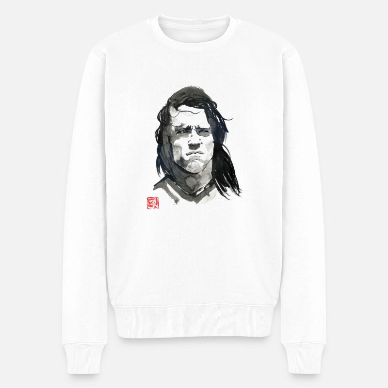 conan - Pull Premium bio Homme - blanc