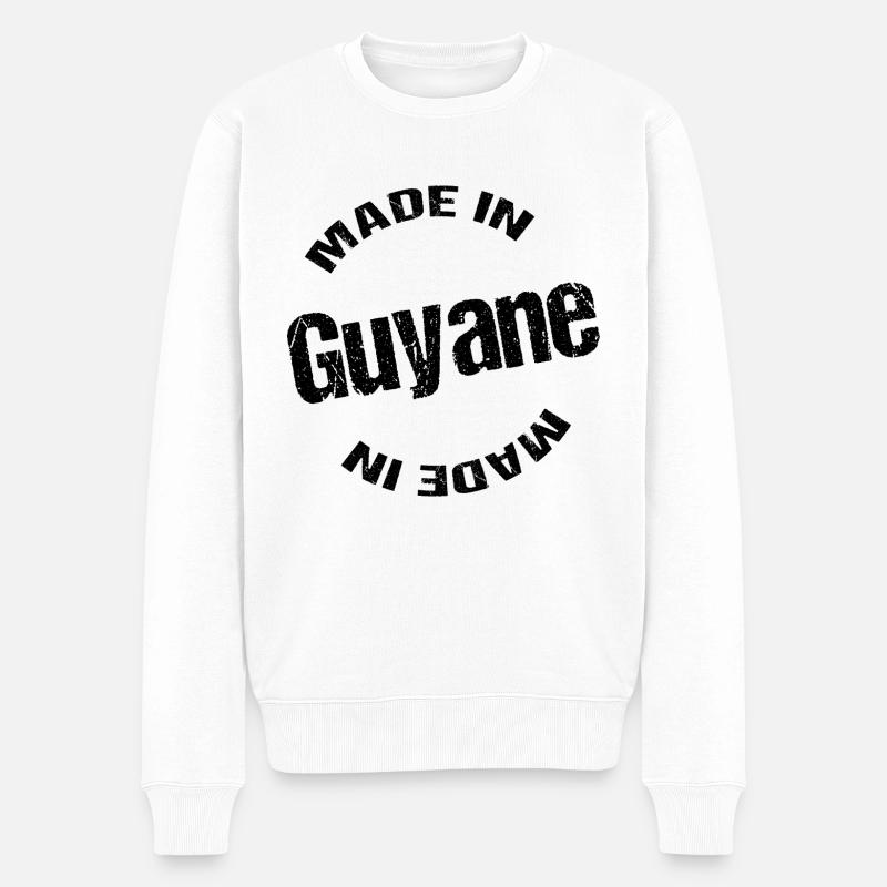 made in guyane - Pull Premium bio Homme - blanc