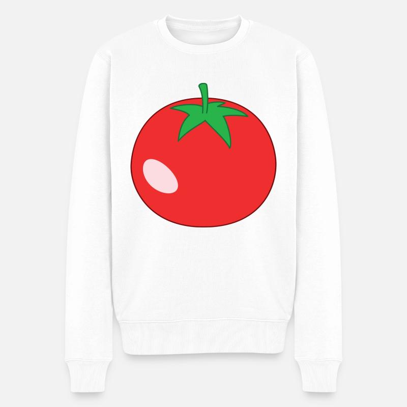 Tomate - Pull Premium bio Homme - blanc