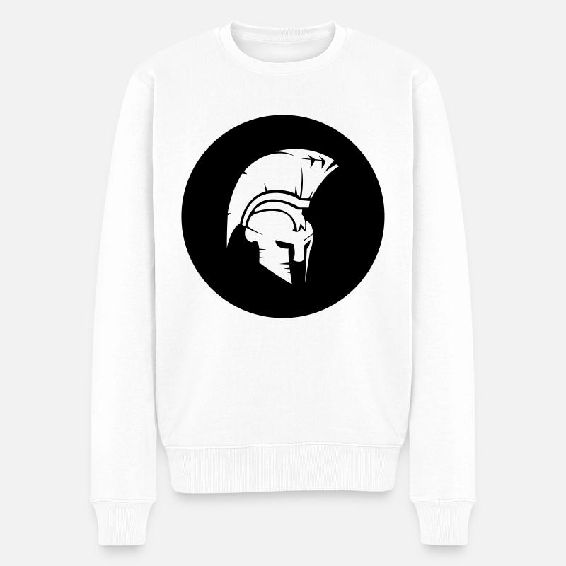 spartan - Männer Premium Bio Pullover - Weiß