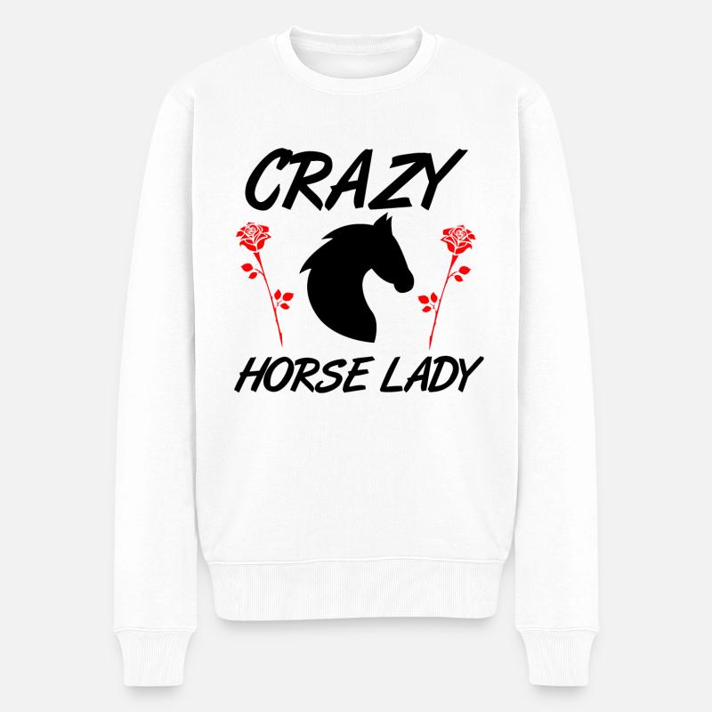 Cheval - Pull Premium bio Homme - blanc