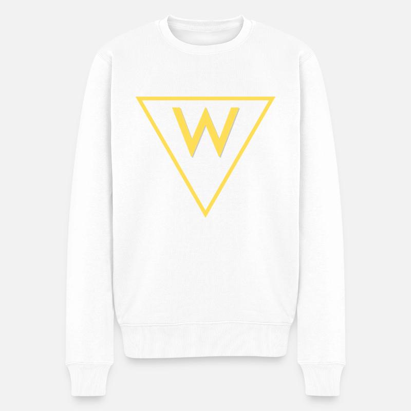W - Pull Premium bio Homme - blanc