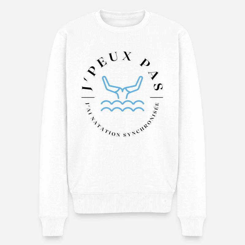 J'peux pas j ai natation synchronisée - Pull Premium bio Homme - blanc