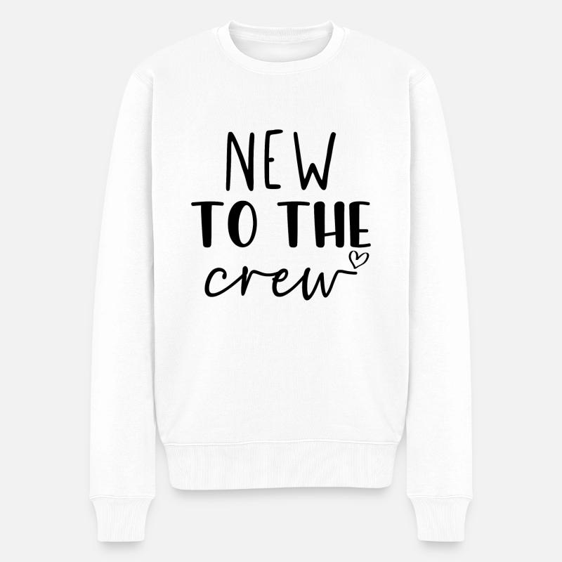 Nouveau dans l’équipage - Pull Premium bio Homme - blanc