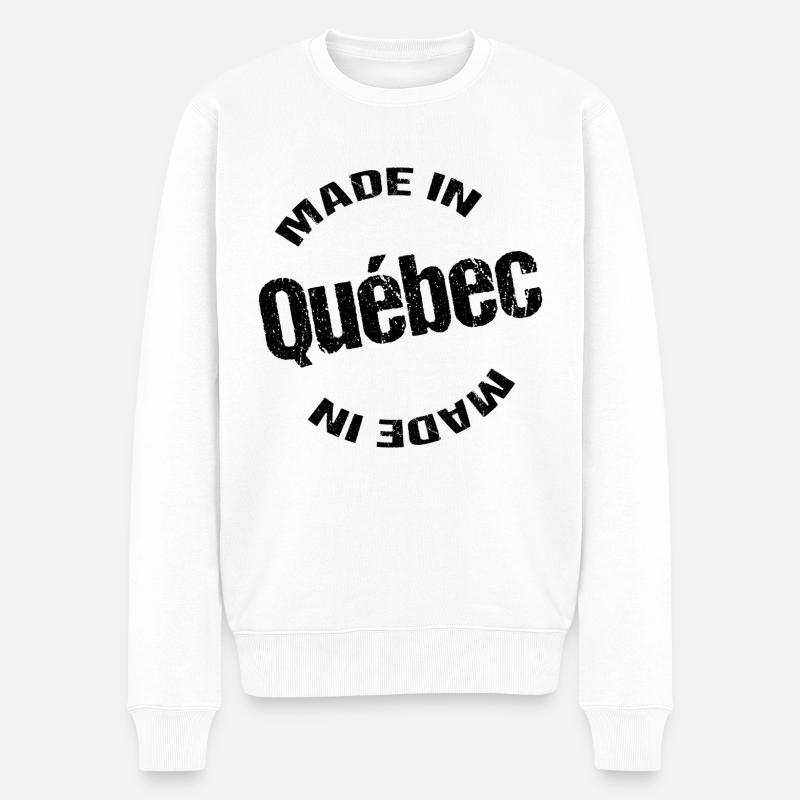 Made in Québec - Pull Premium bio Homme - blanc