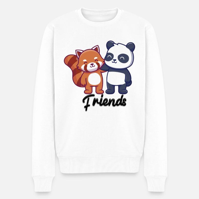 Amitié - Pull Premium bio Homme - blanc