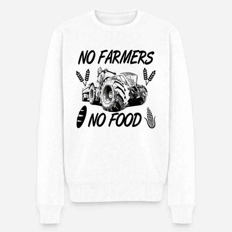 Tracteur - Pull Premium bio Homme - blanc