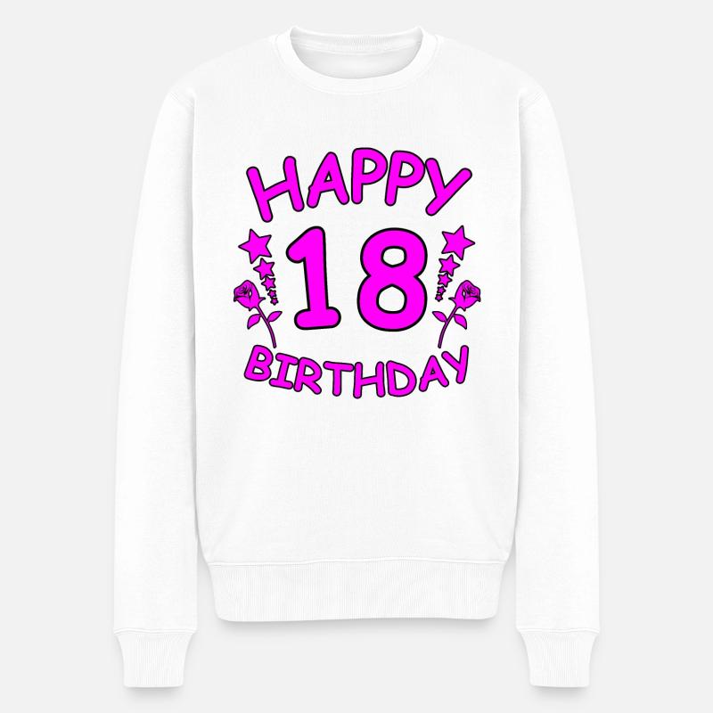 Anniversaire - Pull Premium bio Homme - blanc