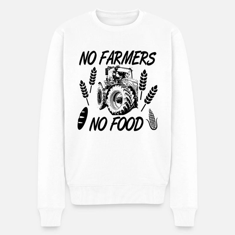 Tracteur - Pull Premium bio Homme - blanc