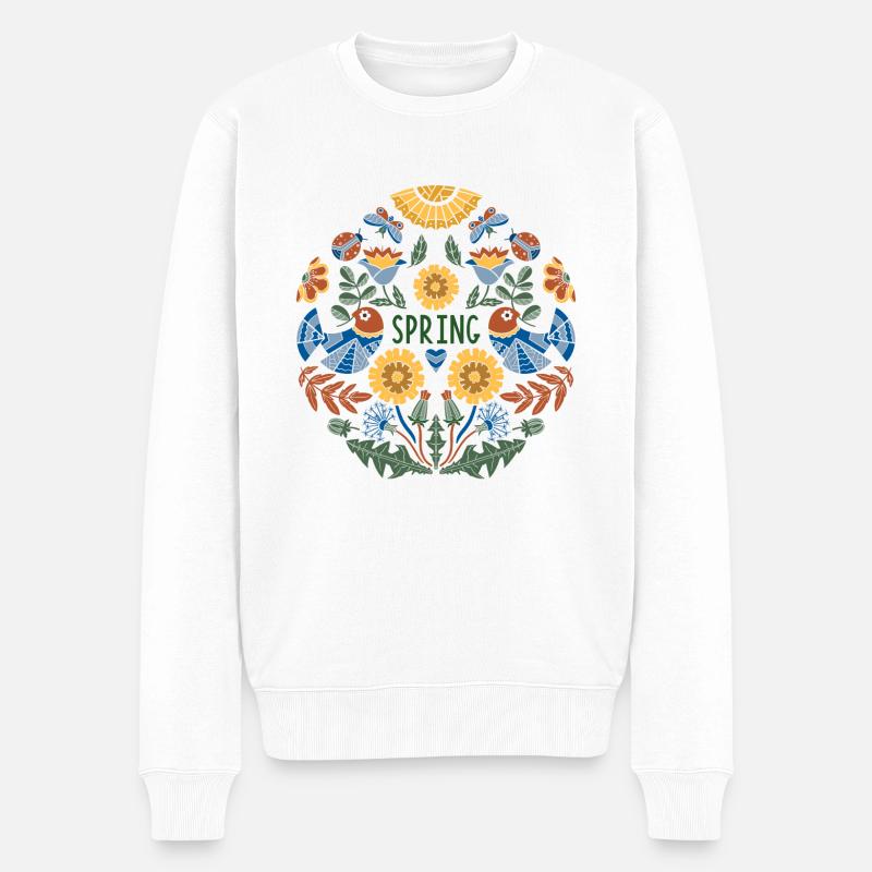 Source - Pull Premium bio Homme - blanc