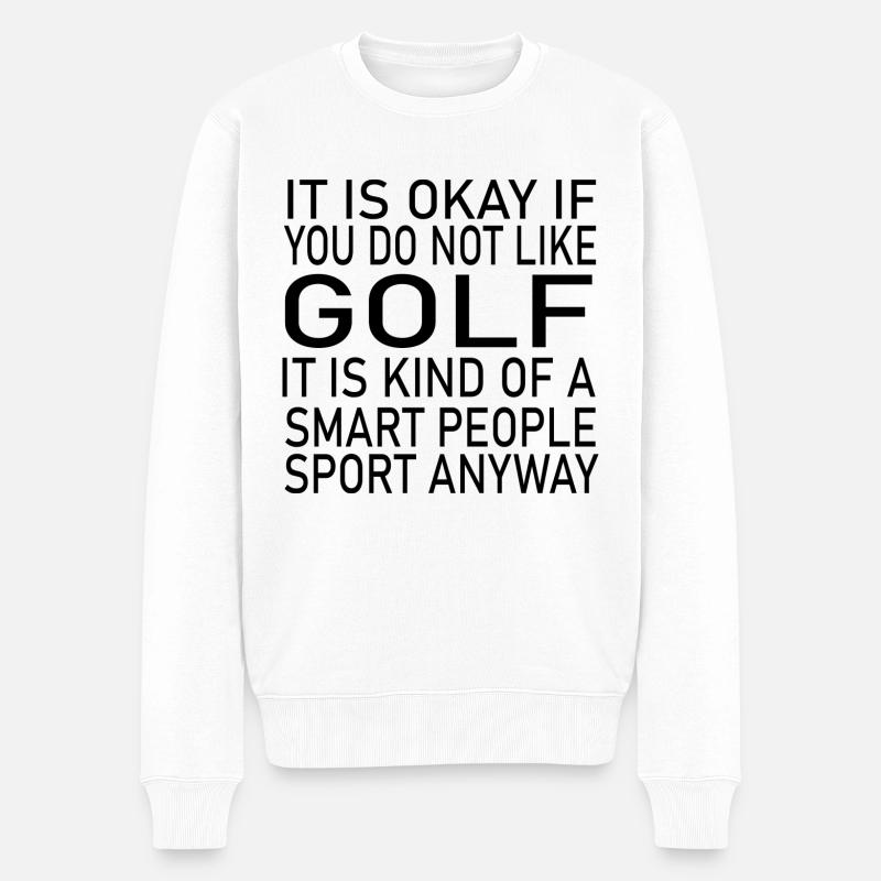 sport de golf - Pull Premium bio Homme - blanc