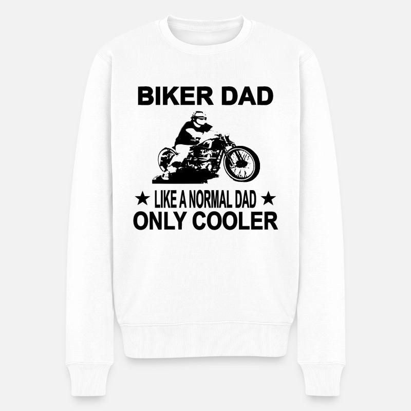Motocyclette - Pull Premium bio Homme - blanc