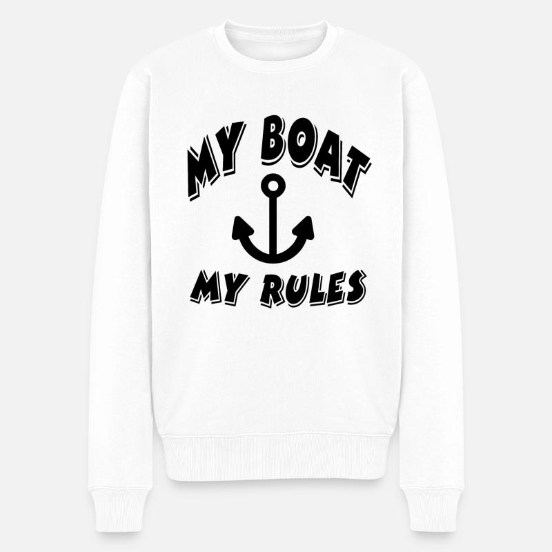 Bateau - Pull Premium bio Homme - blanc