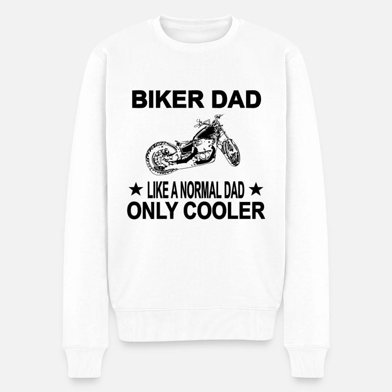 Motocyclette - Pull Premium bio Homme - blanc