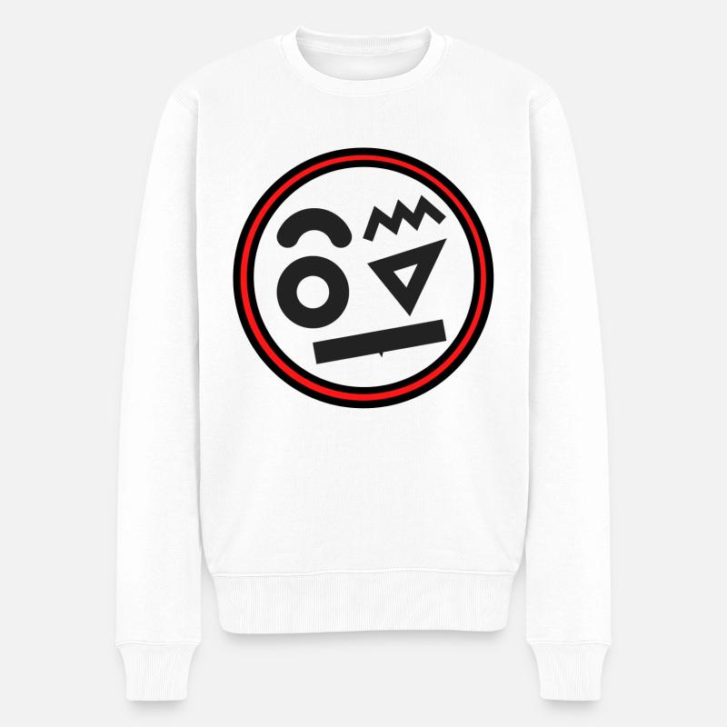 A la tête - Pull Premium bio Homme - blanc