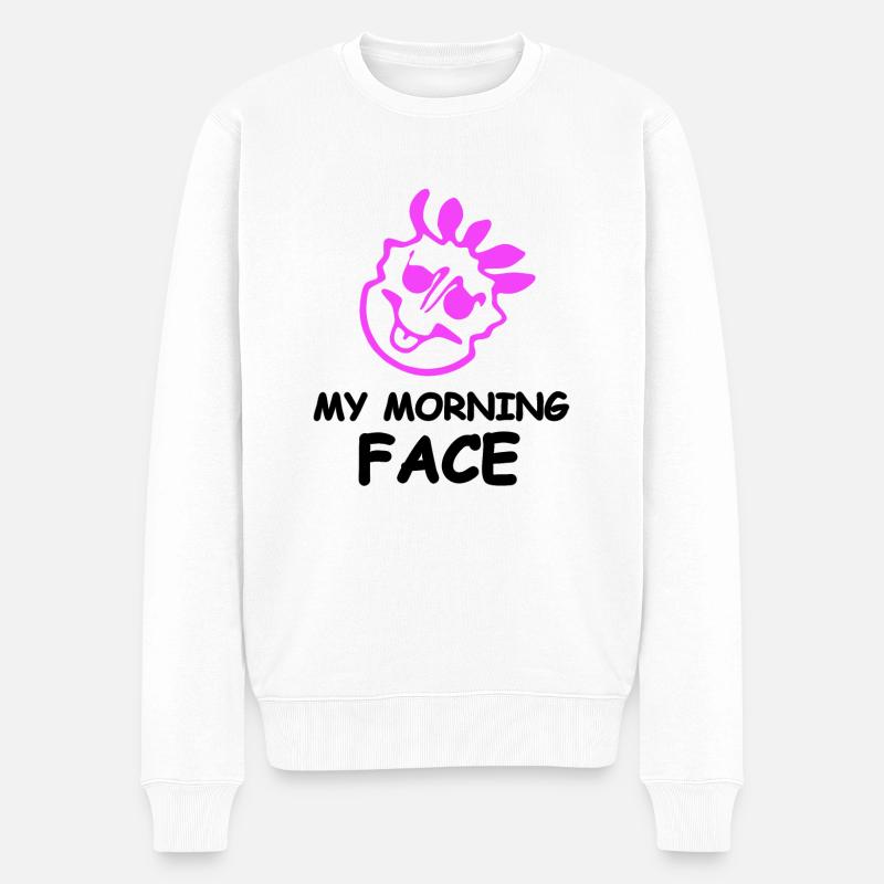 Sommer - Männer Premium Bio Pullover - Weiß