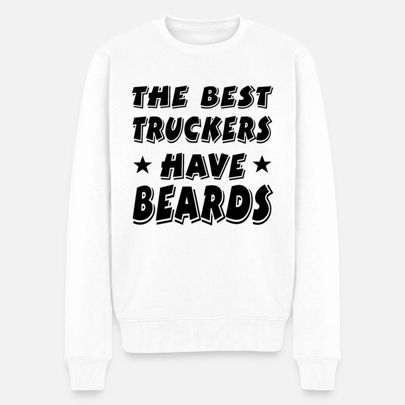 Barbe - Pull Premium bio Homme - blanc