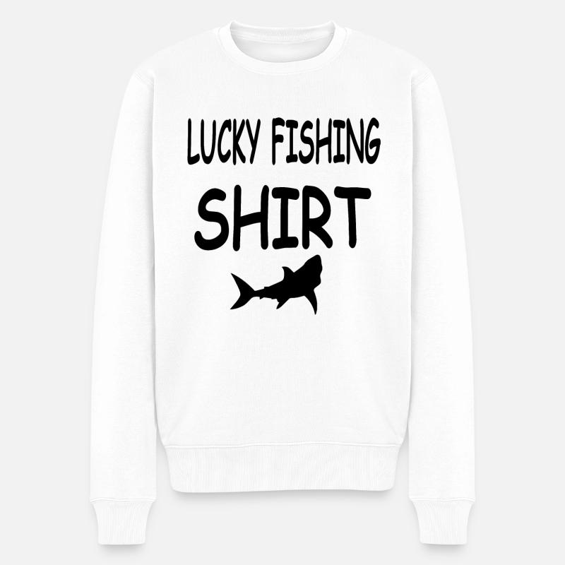 Pêche - Pull Premium bio Homme - blanc